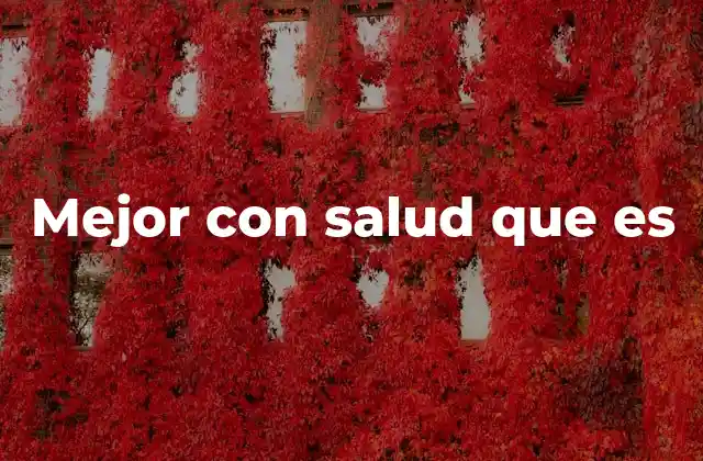 La salud como pilar fundamental del bienestar