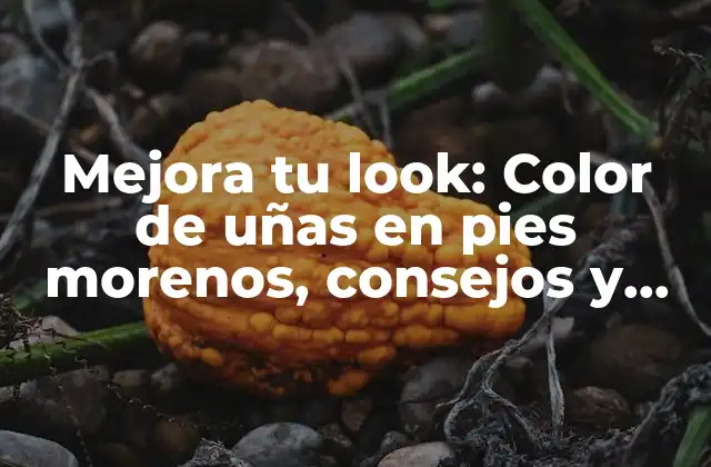 Mejora Tu Look: Color de Uñas en Pies Morenos, Consejos y Tendencias