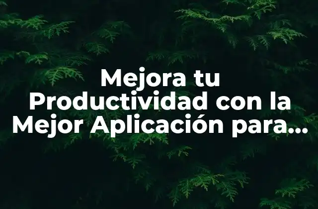 Mejora Tu Productividad con la Mejor Aplicación para Hacer Captura de Pantalla