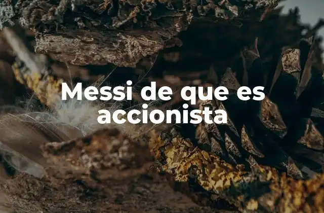 La visión empresarial detrás de las inversiones de Messi