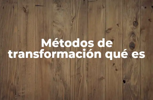 Diferentes formas de cambiar un sistema