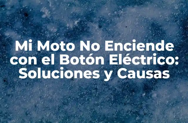 ¿Qué Es un Sistema de Encendido Eléctrico en Motocicletas?