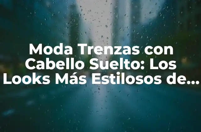 Moda Trenzas con Cabello Suelto: los Looks Más Estilosos de la Temporada