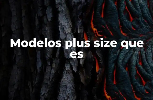 Modelos Plus Size que es