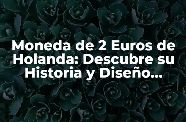 Moneda de 2 Euros de Holanda: Descubre Su Historia y Diseño Únicos