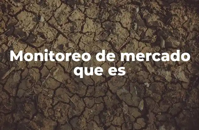 Monitoreo de Mercado que es 2 La importancia del análisis continuo en el entorno comercial