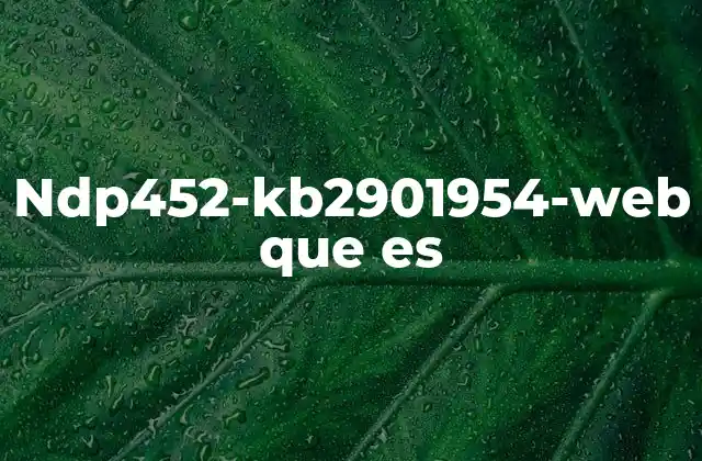 Ndp452-kb2901954-web que es