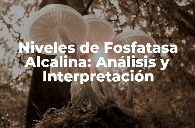 Niveles de Fosfatasa Alcalina: Análisis y Interpretación