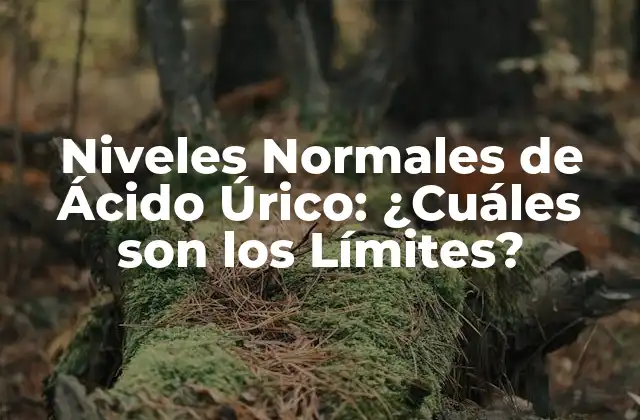Niveles Normales de Ácido Úrico: ¿cuáles Son los Límites?