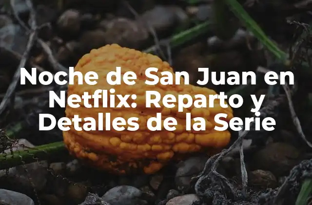 Noche de San Juan en Netflix: Reparto y Detalles de la Serie