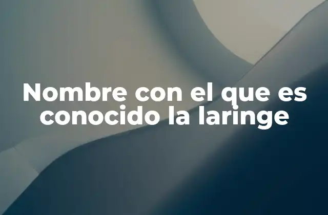 La importancia de la laringe en la comunicación humana