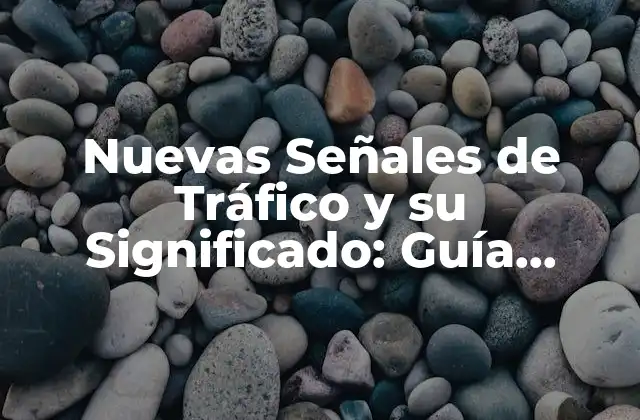 Nuevas Señales de Tráfico y Su Significado: Guía Completa