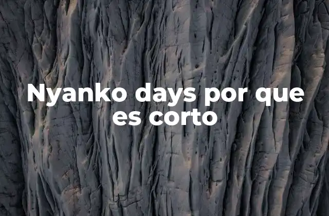 Nyanko Days por que es Corto 2 El origen de nyanko days y su evolución en internet