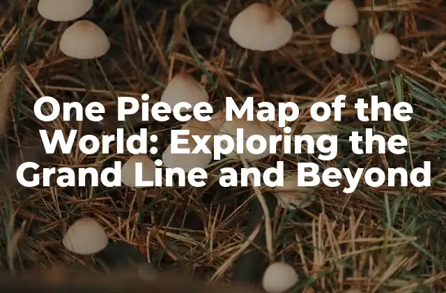 One Piece Map Of The World: Exploring The Grand Line And Beyond