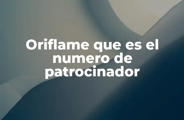 La importancia del patrocinio en el modelo de red de Oriflame