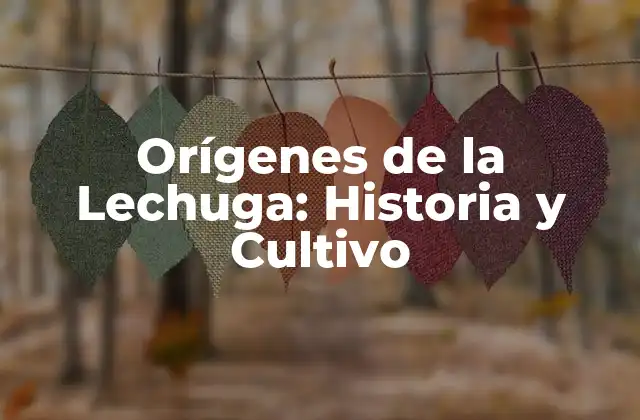 Orígenes de la Lechuga: Historia y Cultivo