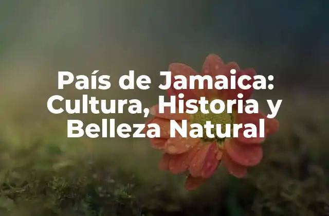 País de Jamaica: Cultura, Historia y Belleza Natural