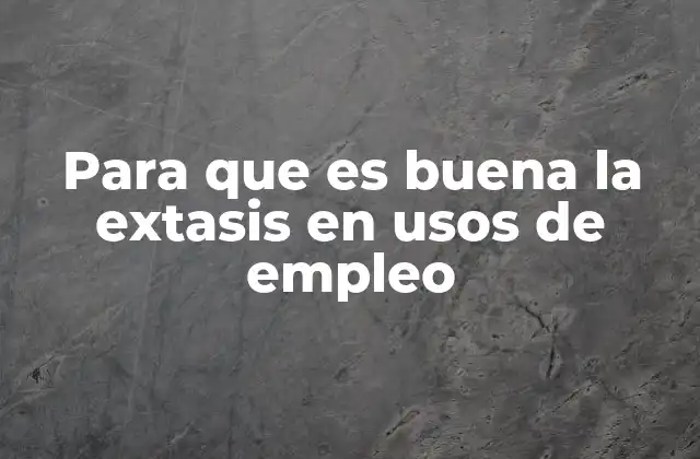 Cómo el estado de extasis influye en el rendimiento laboral