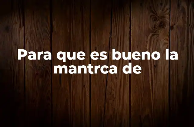 La mantrca como herramienta de autoconocimiento y transformación