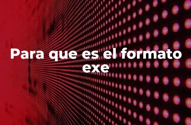 Cómo funciona un archivo EXE