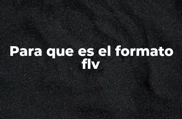 Para que es el Formato Flv 2 El legado del FLV en la historia del video online