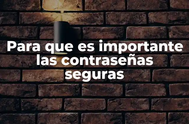 Para que es Importante las Contraseñas Seguras 2 La importancia de la protección digital en la vida moderna