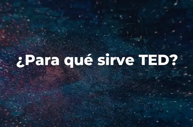 La estructura y el formato de TED