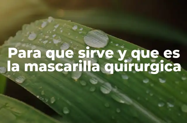 El rol protector de la mascarilla quirúrgica en el entorno médico