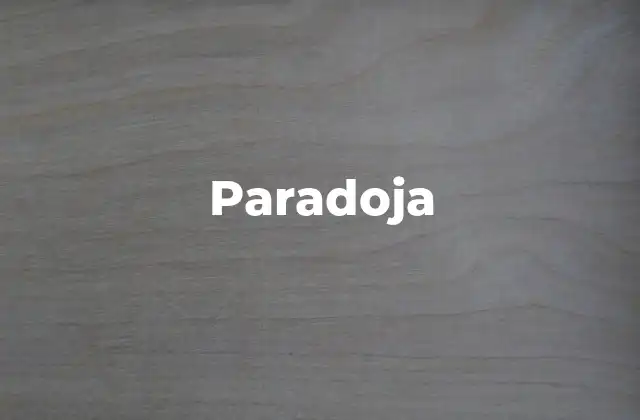 Paradoja