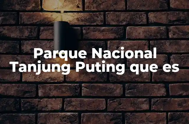 La importancia ecológica de Tanjung Puting