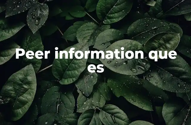 La relevancia de la información entre pares en sistemas digitales