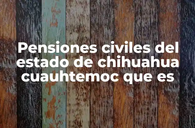 El sistema de pensiones en Chihuahua y su relevancia social