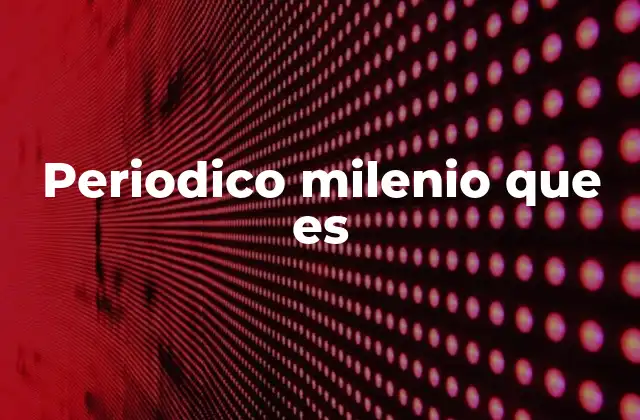 El papel de Milenio en la prensa chilena