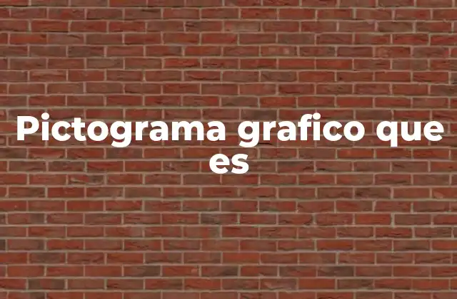 Pictograma Grafico que es