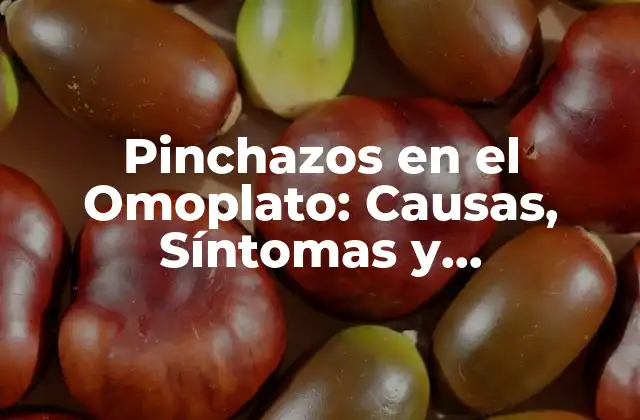 Pinchazos en el Omoplato: Causas, Síntomas y Tratamientos