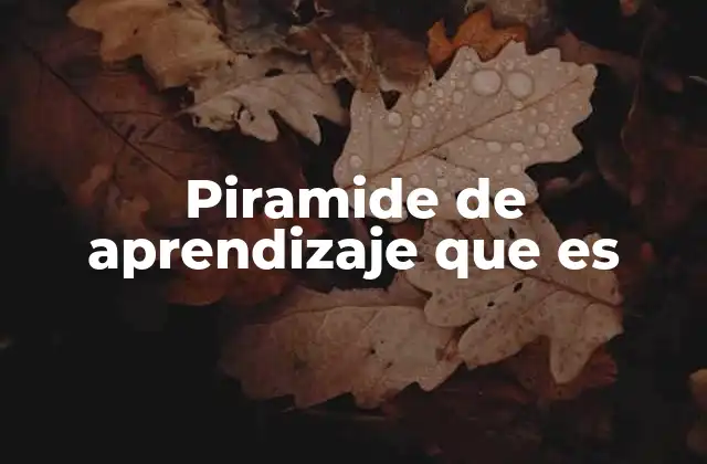 Piramide de Aprendizaje que es 2 Cómo la pirámide del aprendizaje transforma la educación tradicional