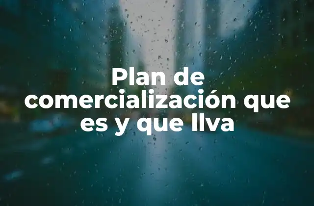 Plan de Comercialización que es y que Llva 2 Componentes esenciales para construir una estrategia efectiva