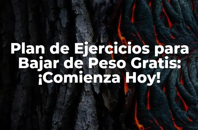 ¿Cuáles son los Beneficios de un Plan de Ejercicios para Bajar de Peso?
