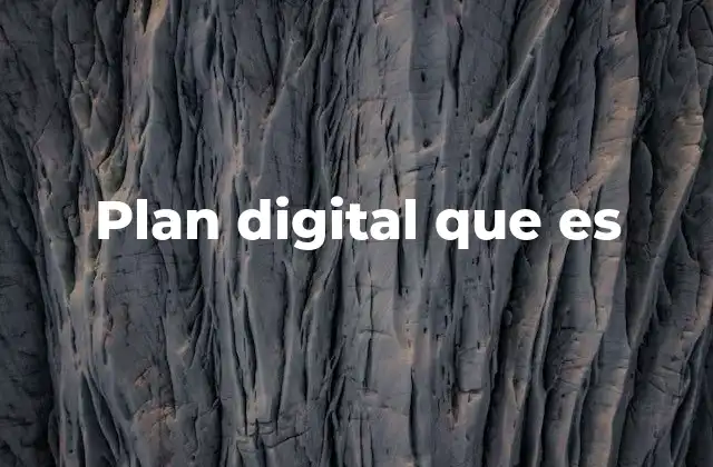Plan Digital que es 2 La importancia de la planificación digital en el entorno moderno