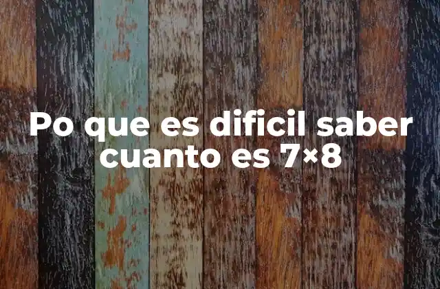 La importancia de las tablas de multiplicar en la vida cotidiana