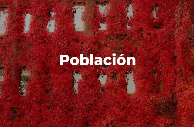 Población