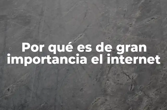 Por Qué es de Gran Importancia el Internet 2 La red como motor de la economía moderna