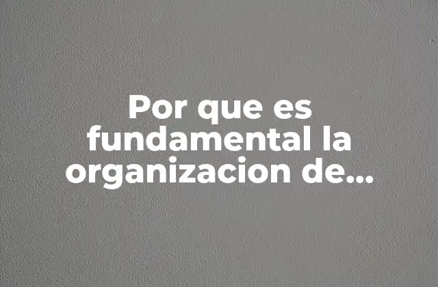 Por que es Fundamental la Organizacion de Eventos