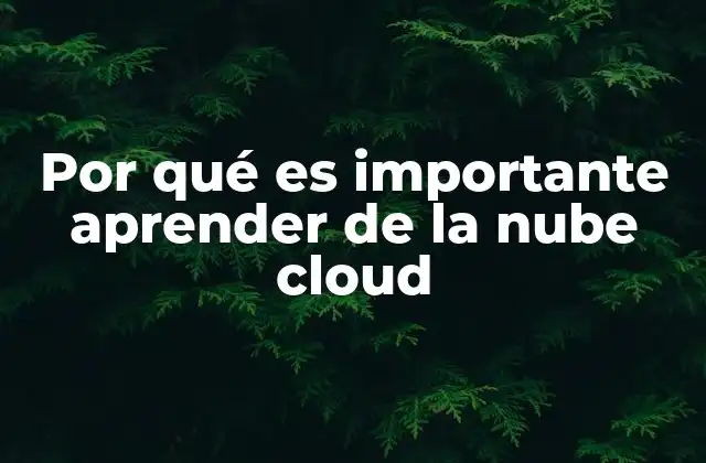 La transformación digital y la nube cloud