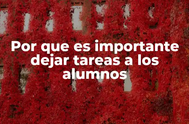 El rol de las tareas en el desarrollo del estudiante