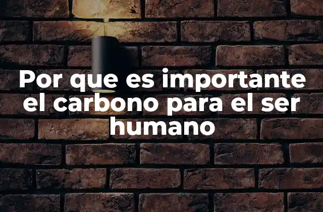 El papel del carbono en la vida biológica y ecológica
