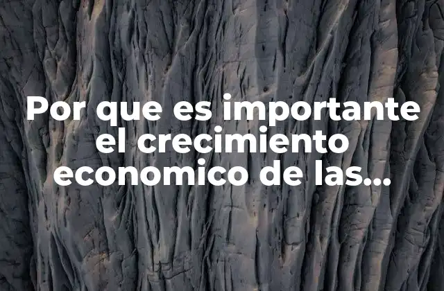 Por que es Importante el Crecimiento Economico de las Empresas
