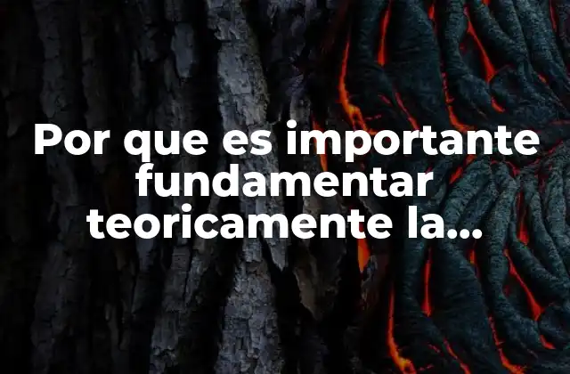 Por que es Importante Fundamentar Teoricamente la Practica Docente