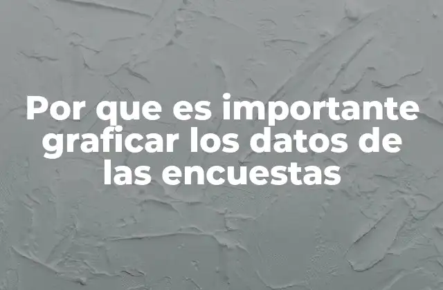 Por que es Importante Graficar los Datos de las Encuestas