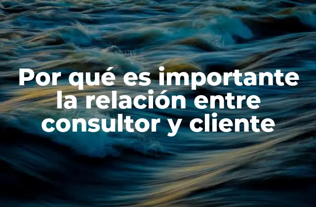 Por Qué es Importante la Relación entre Consultor y Cliente